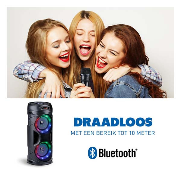 ProCable Bluetooth speaker | 16 x 16 x 38.5 cm (10W, RGB, Spatwaterdicht) 871125225650 K105005276 - 8
