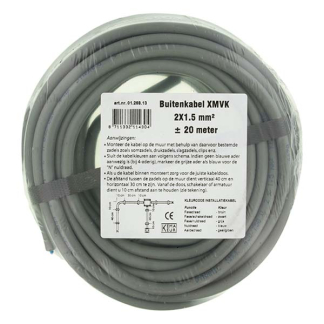 ProCable Buitenkabel | 2 x 1.5 mm² | XMVK | 20 meter 0126813 K180001517 - 4
