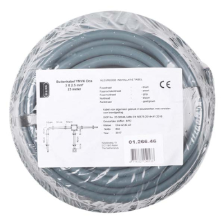 ProCable Buitenkabel | 3 x 2.5 mm² | YMVK | 25 meter 0126646 K180001015 - 3