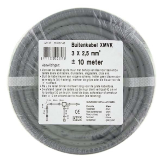 ProCable Buitenkabel | 3x 2.5 mm² | XMVK | 10 meter 0300740 17190 K180001002 - 4