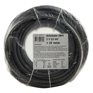 ProCable Buitenkabel | 3x 2.5 mm² | XMVK | 25 meter 0300741 K180001003 - 3