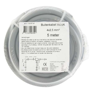 ProCable Buitenkabel | 4 x 2.5 mm² | XMVK | 5 meter 0300743 K180001006 - 4