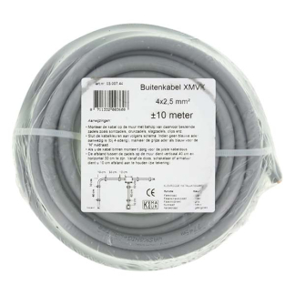 ProCable Buitenkabel | 4x 2.5 mm² | XMVK | 10 meter 0300744 K180001007 - 4