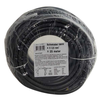 ProCable Buitenkabel | 4x 2.5 mm² | XMVK | 25 meter 0126821 K180001008 - 2