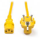 C13 kabel | ProCable | 1.8 meter (Haaks, Geel)