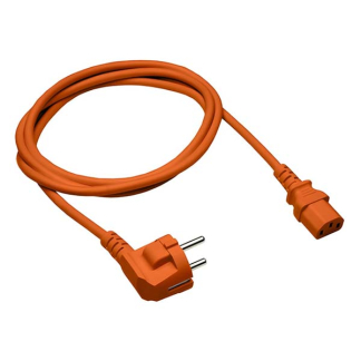 ProCable C13 kabel | ProCable | 1.8 meter (Haaks, Oranje) EK588OR.1.8V2 EK588OR.18 K010803202 - 5