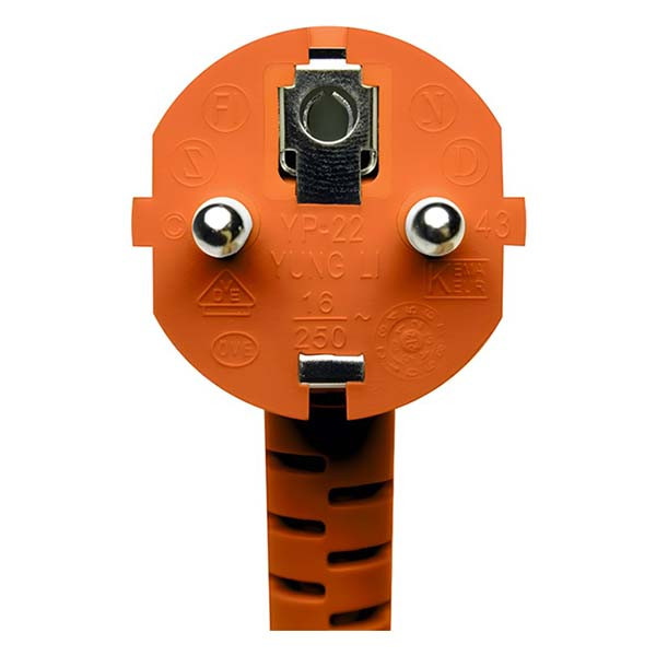 ProCable C13 kabel | ProCable | 1.8 meter (Haaks, Oranje) EK588OR.1.8V2 EK588OR.18 K010803202 - 2