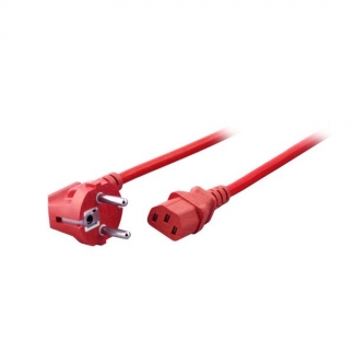ProCable C13 kabel | ProCable | 1.8 meter (Haaks, Rood) EK588RT.1.8 EK588RT.1.8V2 K010803201 - 