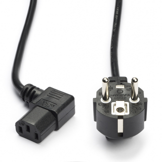 ProCable C13 kabel | ProCable | 10 meter (Haaks, Links) CEGL10020BK100 CEGP10020BK100 N010803075 - 