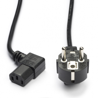 ProCable C13 kabel | ProCable | 2 meter (Haaks, Rechts) 50080 CEGL10020BK20 CEGP10020BK20 N010803072 - 1