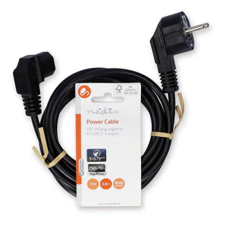 ProCable C13 kabel | ProCable | 2 meter (Haaks, Rechts) 50080 CEGL10020BK20 CEGP10020BK20 N010803072 - 4