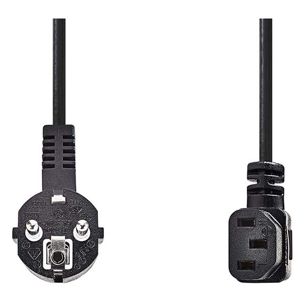 ProCable C13 kabel | ProCable | 2 meter (Haaks, Rechts) 50080 CEGL10020BK20 CEGP10020BK20 N010803072 - 1