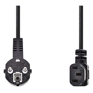 ProCable C13 kabel | ProCable | 2 meter (Haaks, Rechts) 50080 CEGL10020BK20 CEGP10020BK20 N010803072