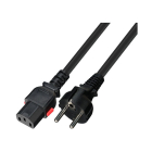 ProCable C13 kabel | ProCable | 2 meter (SelfLock) 7102-L-2.0M-GERADE K010803224 - 1