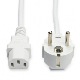 ProCable C13 kabel | ProCable | 3 meter (Haaks, Wit) 95141 CEGL10000WT30 CEGP10000WT30 N010803037 - 1