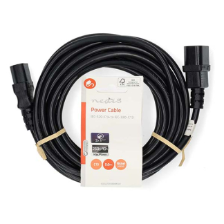 ProCable C14 naar C13 verlengkabel | ProCable | 5 meter 39203 CEGL10500BK50 CEGP10500BK50 N010806002 - 2