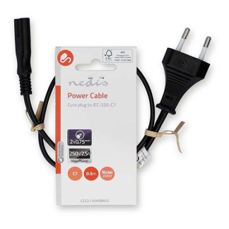 ProCable C7 kabel | 0.5 meter (Zwart) 97359 CEGL11040BK05 PCGP11040BK05 K010806183 - 4