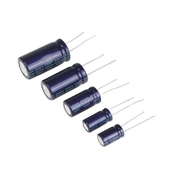 Condensator - Elektrolytisch - 220 µF (25V, Gepolariseerd, 50 stuks ...