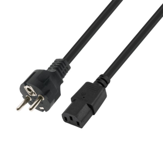ProCable Flexibele C13 stroomkabel | ProCable | 0.5 meter 5M-GERADE-UF 7102-0 K010803004 - 1
