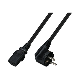 ProCable Flexibele C13 stroomkabel | ProCable | 1 meter (Haaks) 7102-1.0M-UF K010803206
