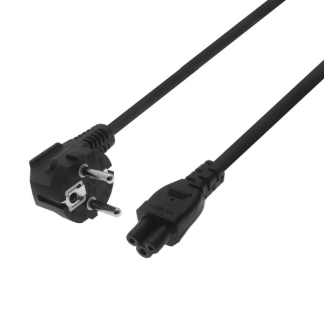 ProCable Flexibele C5 voedingskabel | ProCable | 0.5 meter (Haaks) 5M-UF 7135-0 K010801005 - 1