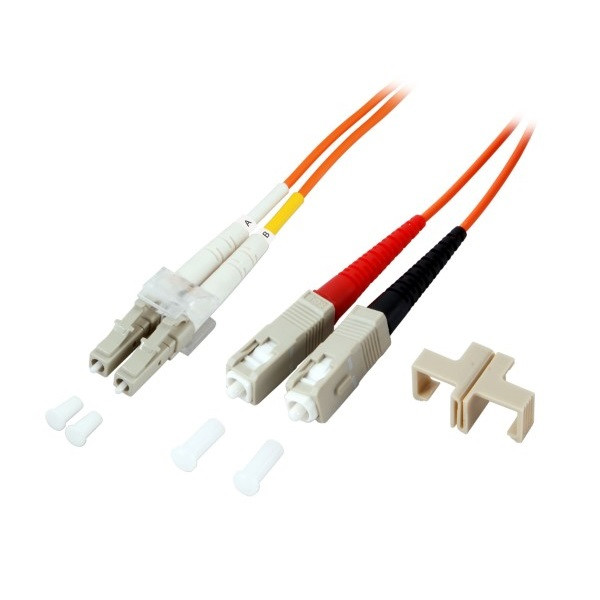 ProCable Glasvezelkabel OM2 - LC/SC - 0.5 meter (Duplex, 50/125μm) O0320.0.50 K010701083 - 1