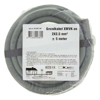 ProCable Grondkabel | 2x 2.5 mm² | XMVK-as | 5 meter 0300745 K180001501 - 4