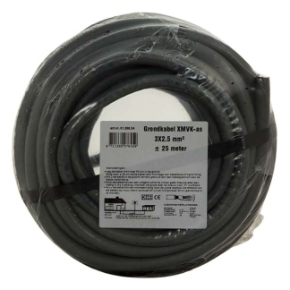 ProCable Grondkabel | 3x 2.5 mm² | XMVK-as | 25 meter 0126824 17341 K180001505 - 3