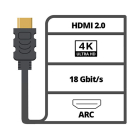 ProCable HDMI kabel 2.0 | ProCable | 10 meter (4K@60Hz, Glasvezel, HDR) HDMI-20-00007 K010803270 - 4