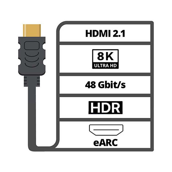 ProCable HDMI kabel 2.1 | ProCable | 10 meter (8K@60Hz, Glasvezel, HDR) HDMI-21-00006 K010803274 - 4