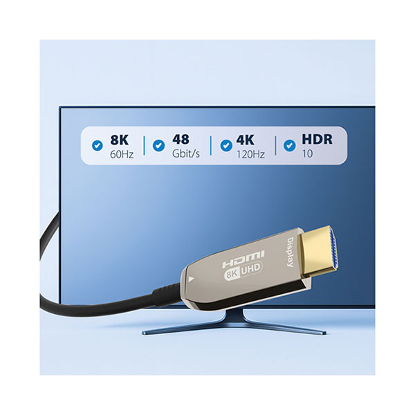 ProCable HDMI kabel 2.1 | ProCable | 20 meter (8K@60Hz, Glasvezel, HDR) HDMI-21-00007 K010803275 - 3
