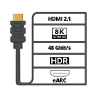 ProCable HDMI kabel 2.1 | ProCable | 30 meter (8K@60Hz, Glasvezel, HDR) HDMI-21-00008 K010803276 - 4