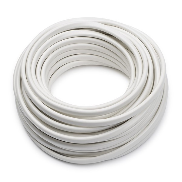 ProCable Huishoudsnoer | 2 x 0.75 mm² | 10 meter (Plat, Wit) 0303039 K180002013 - 1