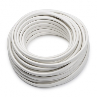 ProCable Huishoudsnoer | 2 x 0.75 mm² | 10 meter (Plat, Wit) 0303039 K180002013 - 1