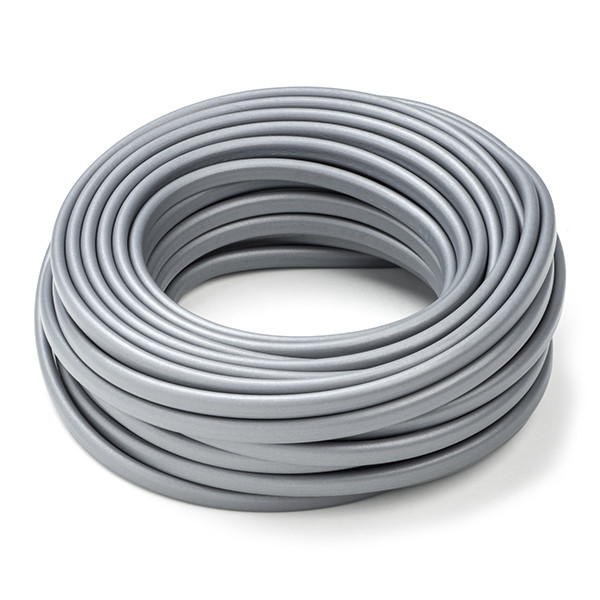 ProCable Huishoudsnoer | 2x 0.75 mm² | 10 meter (Plat, Zilver) 0303043 K180002019 - 1