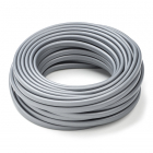 ProCable Huishoudsnoer | 2x 0.75 mm² | 10 meter (Plat, Zilver) 0303043 K180002019 - 1