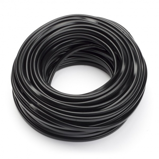 ProCable Huishoudsnoer | 2x 0.75 mm² | 20 meter (Plat, Zwart) 0303075 K180002016 - 1