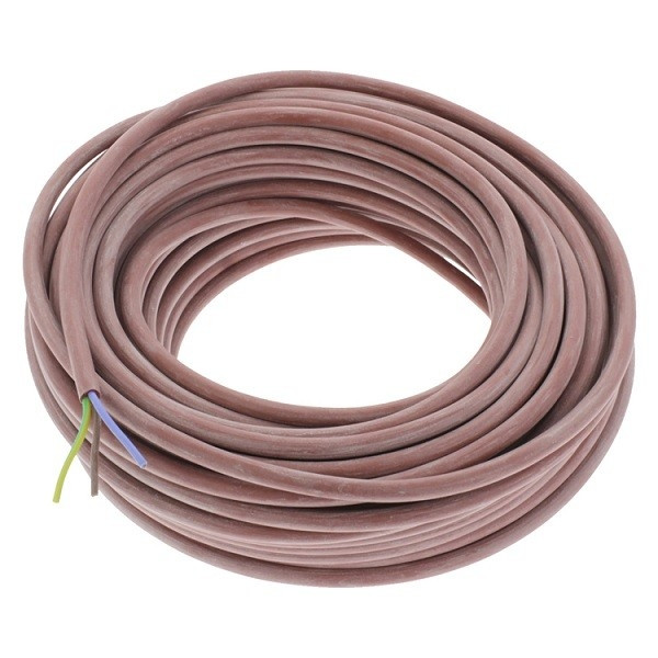 ProCable Huishoudsnoer | 3 x 0.75 mm² | 25 meter (Siliconen, Hittebestendig) 0126677 K180002024 - 1