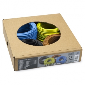 ProCable Installatiedraad set | 4x 20 meter (VD, 2.5 mm² en 1.5 mm²) 0126505 K180000019 - 1