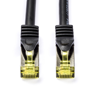 ProCable Internetkabel  | Cat7 S/FTP | 0.25 meter (100% koper, LSZH, Zwart) 91572 EC020200148 MK7001.0.25B A010614068 - 1