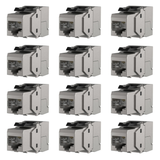 Keystone RJ45 | Cat6a S/FTP | 12 stuks (Klasse EA)