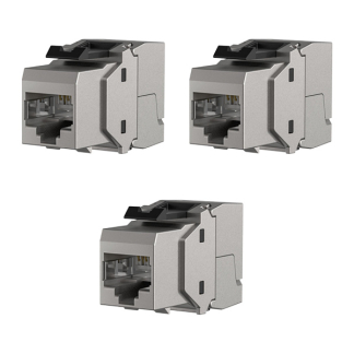 Keystone RJ45 | Cat6a S/FTP | 3 stuks (Klasse EA)