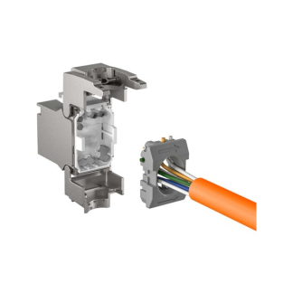 ProCable Keystone RJ45 | ProCable | Cat6a S/FTP (Geaard, Slimline, Krokodiltype) E-20094 K090603059 - 4