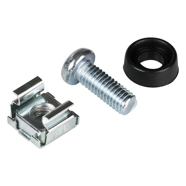 ProCable Kooimoeren voor patchkast | M6 | 50 stuks (Met kruiskopbouten en sluitring, 19 inch) 691100HQ K090603035 - 2