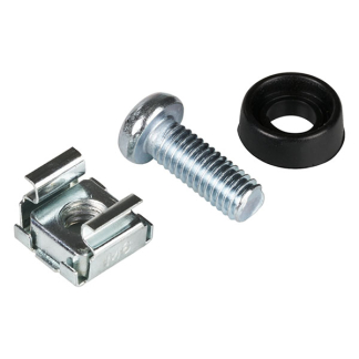 ProCable Kooimoeren voor patchkast | M6 | 50 stuks (Met kruiskopbouten en sluitring, 19 inch) 691100HQ K090603035 - 2