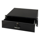ProCable Lade voor Patchkast 19 inch | 3U (Afsluitbaar, Zwart) 691646NTS.3 K090603026 - 1
