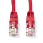 Netwerkkabel | Cat5e U/UTP | 0.25 meter (Rood)