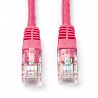 ProCable Netwerkkabel | Cat5e U/UTP | 15 meter (Roze) K8091.15 K010604136 - 
