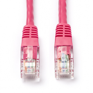 ProCable Netwerkkabel | Cat5e U/UTP | 25 meter (Roze) K8091.25 K010604138 - 1