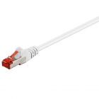 Netwerkkabel | Cat6 S/FTP | 30 meter (100% koper, LSZH, Wit)